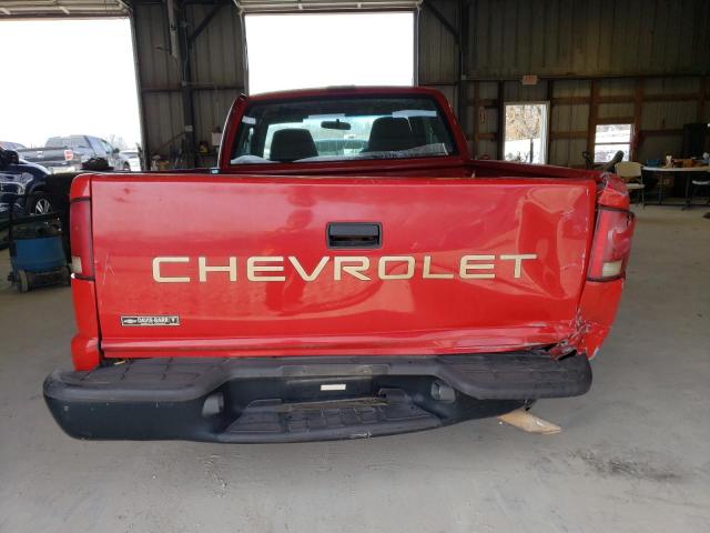 1GCCS195728114612 - 2002 CHEVROLET S TRUCK S10 RED photo 6