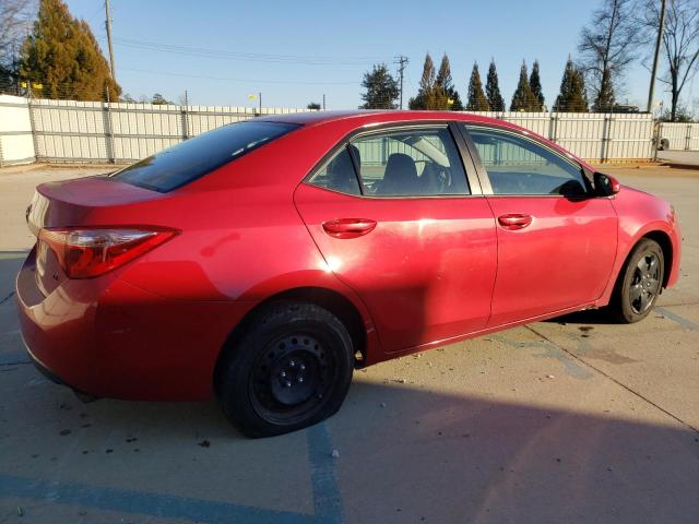 5YFBURHE6KP922783 - 2019 TOYOTA COROLLA L RED photo 3