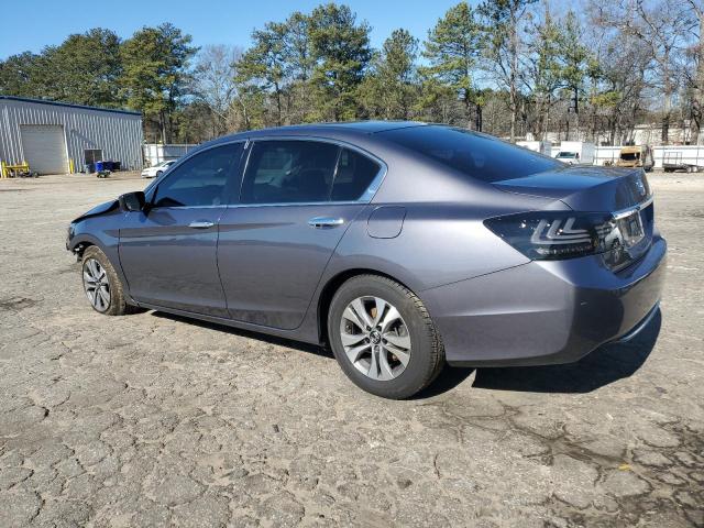 1HGCR2F3XEA056613 - 2014 HONDA ACCORD LX GRAY photo 2