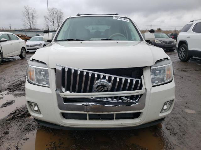 4M2CU97G59KJ07792 - 2009 MERCURY MARINER PREMIER WHITE photo 5