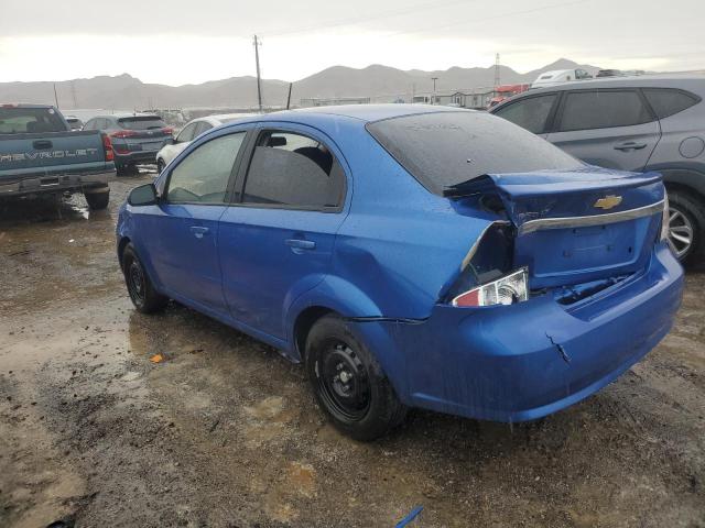 KL1TD5DE9AB077936 - 2010 CHEVROLET AVEO LS BLUE photo 2