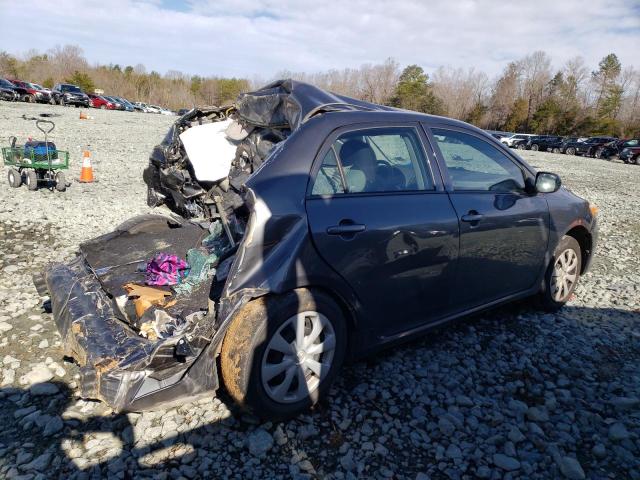 2T1BU4EE7CC867656 - 2012 TOYOTA COROLLA BASE GRAY photo 3