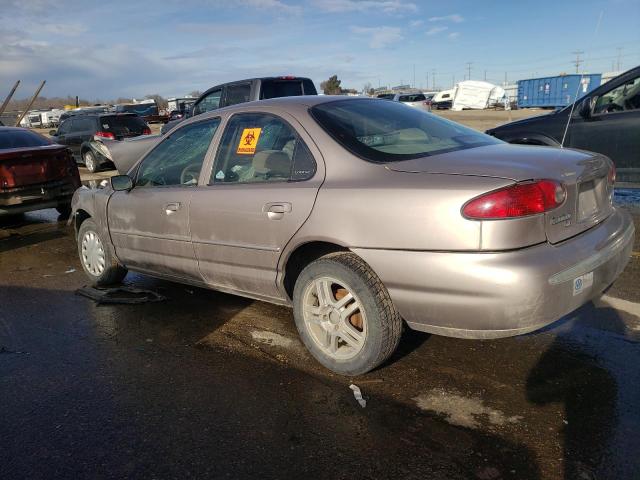 1FALP6539SK141161 - 1995 FORD CONTOUR GL TAN photo 2