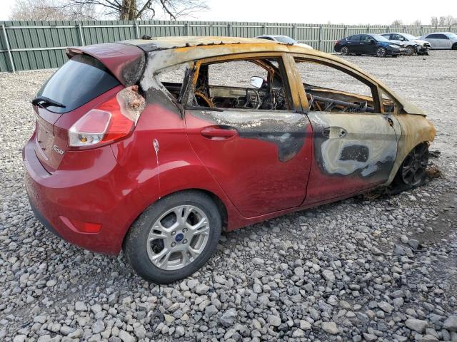 3FADP4EJ8EM186189 - 2014 FORD FIESTA SE RED photo 3