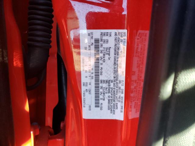 1FADP3F20DL252400 - 2013 FORD FOCUS SE RED photo 12