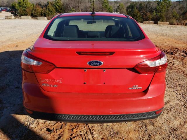 1FADP3F20DL252400 - 2013 FORD FOCUS SE RED photo 6