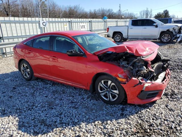 2HGFC2F5XJH537800 - 2018 HONDA CIVIC LX RED photo 4