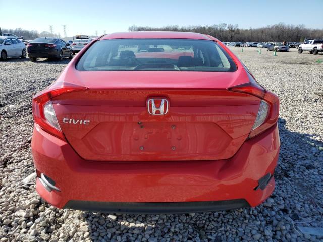 2HGFC2F5XJH537800 - 2018 HONDA CIVIC LX RED photo 6