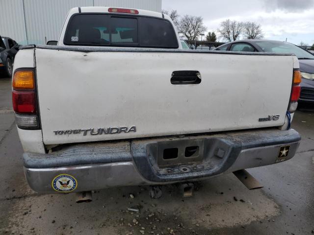 5TBRT34111S186500 - 2001 TOYOTA TUNDRA ACCESS CAB თეთრი ფოტო 6