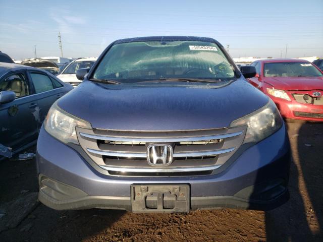 2HKRM4H33EH631076 - 2014 HONDA CR-V LX BLUE photo 5