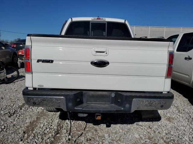 1FTFW1ET7BFD00913 - 2011 FORD F150 SUPERCREW WHITE photo 6