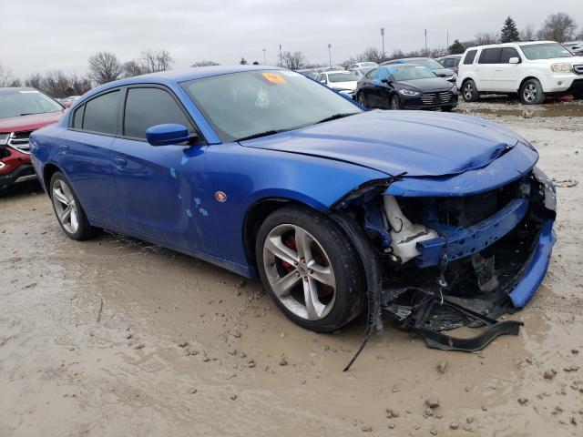 2C3CDXAG1JH166969 - 2018 DODGE CHARGER POLICE BLUE photo 4