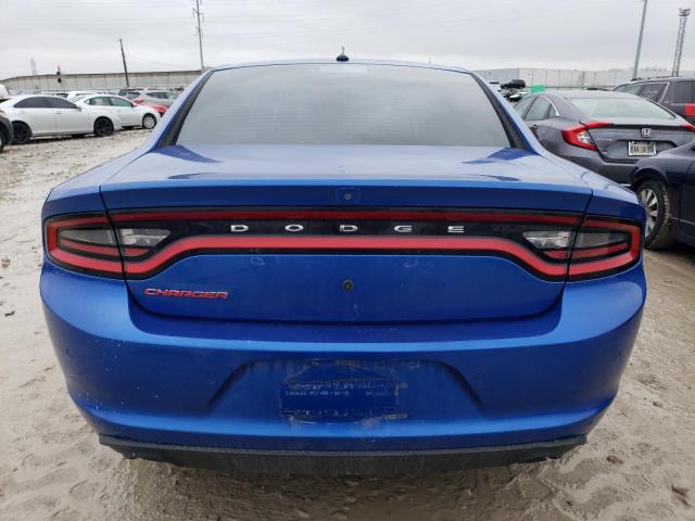 2C3CDXAG1JH166969 - 2018 DODGE CHARGER POLICE BLUE photo 6