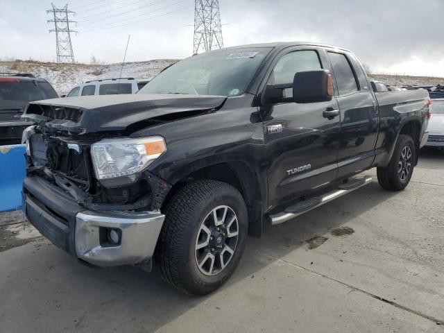 5TFUW5F10HX633971 - 2017 TOYOTA TUNDRA DOUBLE CAB SR/SR5 BLACK photo 1