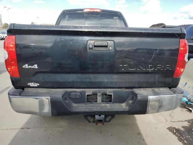 5TFUW5F10HX633971 - 2017 TOYOTA TUNDRA DOUBLE CAB SR/SR5 BLACK photo 6
