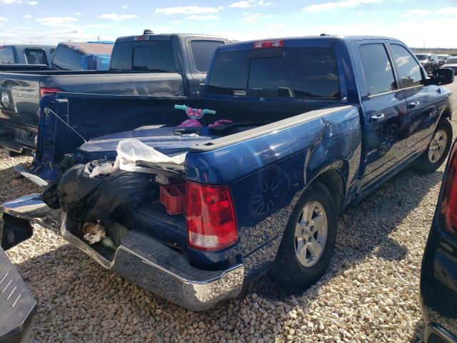 1D7RB1CP1AS133278 - 2010 DODGE RAM 1500 BLUE photo 3