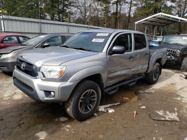 3TMJU4GN6EM170157 - 2014 TOYOTA TACOMA DOUBLE CAB PRERUNNER SILVER photo 1
