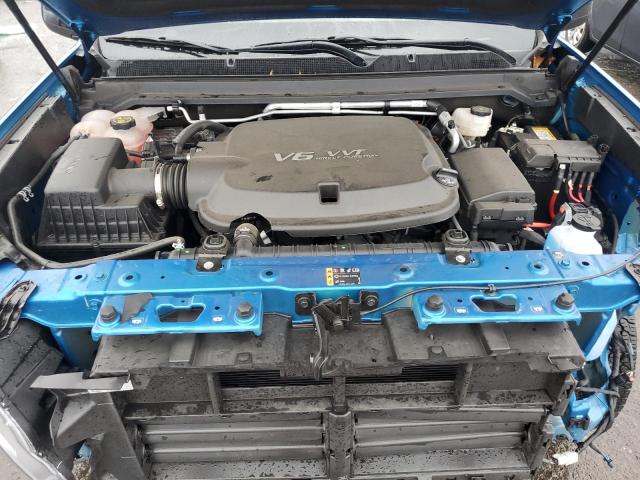 1GCGTDEN1N1173903 - 2022 CHEVROLET COLORADO Z71 BLUE photo 11