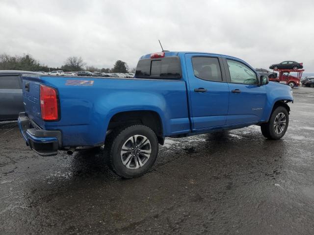 1GCGTDEN1N1173903 - 2022 CHEVROLET COLORADO Z71 BLUE photo 3