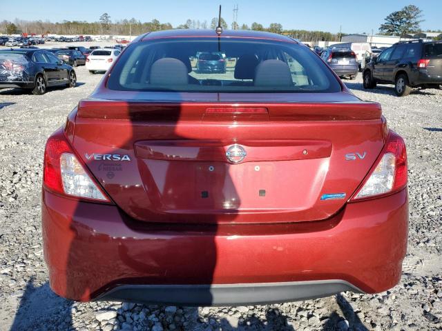 3N1CN7AP6GL866501 - 2016 NISSAN VERSA S RED photo 6