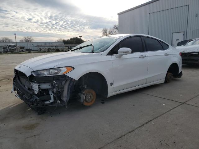 3FA6P0HR2DR244785 - 2013 FORD FUSION SE WHITE photo 1