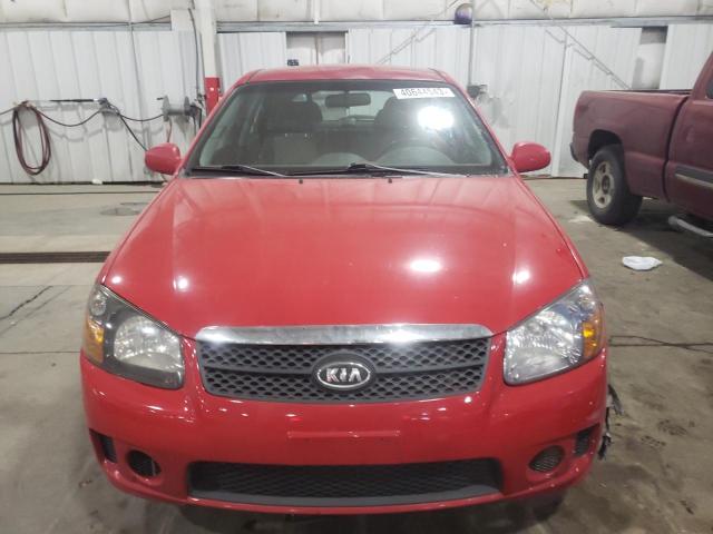 KNAFE161075002729 - 2007 KIA SPECTRA5 SX RED photo 5