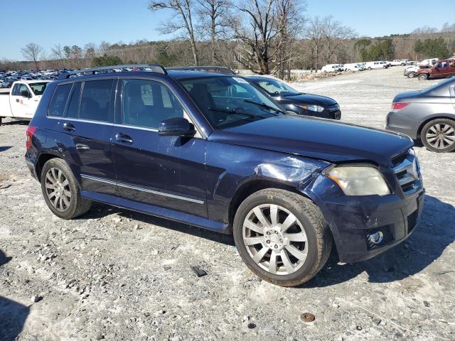 WDCGG8HB2AF334568 - 2010 MERCEDES-BENZ GLK 350 4MATIC BLUE photo 4