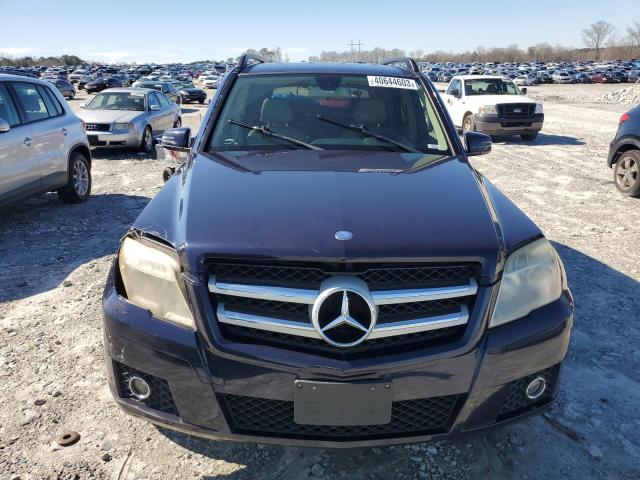 WDCGG8HB2AF334568 - 2010 MERCEDES-BENZ GLK 350 4MATIC BLUE photo 5