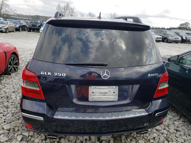 WDCGG8HB2AF334568 - 2010 MERCEDES-BENZ GLK 350 4MATIC BLUE photo 6