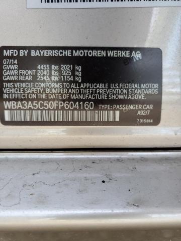 WBA3A5C50FP604160 - 2015 BMW 328 I GOLD photo 12