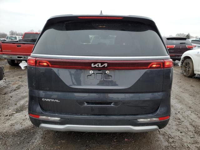 KNDNB4H33P6212873 - 2023 KIA CARNIVAL LX BLACK photo 6