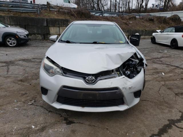 2T1BURHE9FC400946 - 2015 TOYOTA COROLLA L SILVER photo 5