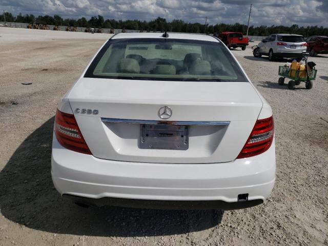 WDDGF4HB4EG247519 - 2014 MERCEDES-BENZ C 250 WHITE photo 6