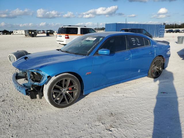 2C3CDXGJXJH332330 - 2018 DODGE CHARGER R/T 392 BLUE photo 1