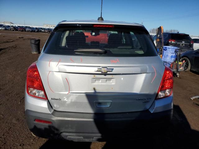 3GNCJPSB6FL243560 - 2015 CHEVROLET TRAX 1LS SILVER photo 6