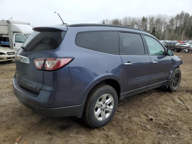 1GNKVFED2EJ281395 - 2014 CHEVROLET TRAVERSE LS BLUE photo 3