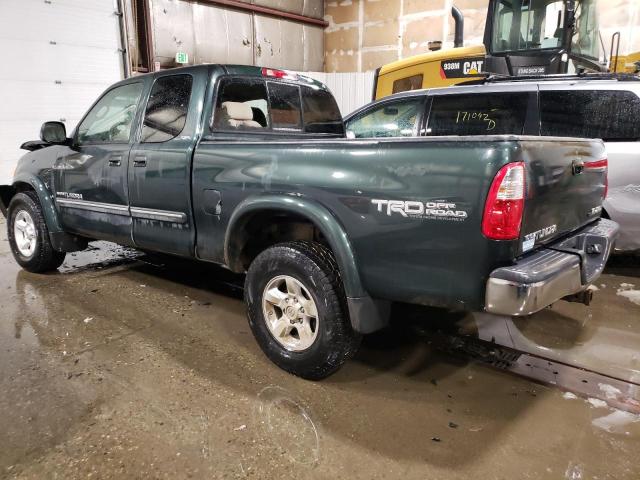 5TBBT44125S461613 - 2005 TOYOTA TUNDRA ACCESS CAB SR5 GREEN photo 2
