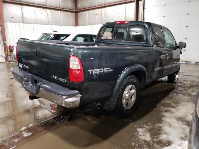 5TBBT44125S461613 - 2005 TOYOTA TUNDRA ACCESS CAB SR5 GREEN photo 3