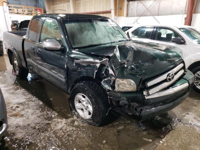 5TBBT44125S461613 - 2005 TOYOTA TUNDRA ACCESS CAB SR5 GREEN photo 4