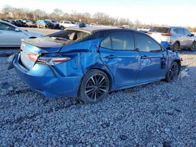 4T1K61AK3LU353418 - 2020 TOYOTA CAMRY XSE BLUE photo 3