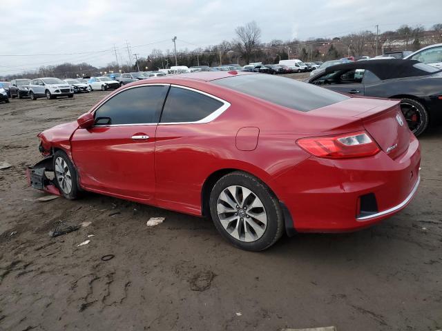 1HGCT1B86EA014730 - 2014 HONDA ACCORD EXL RED photo 2