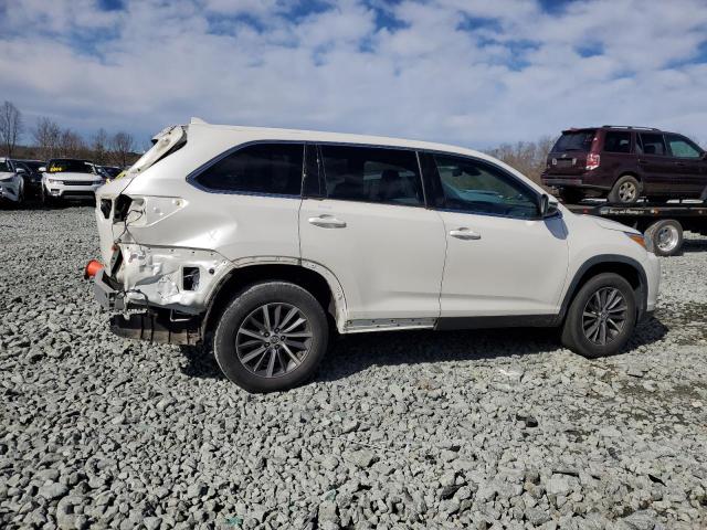 5TDKZRFH6KS568074 - 2019 TOYOTA HIGHLANDER SE WHITE photo 3