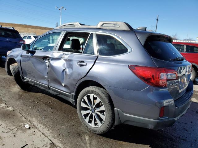 4S4BSEJC7G3270095 - 2016 SUBARU OUTBACK 3.6R LIMITED GRAY photo 2