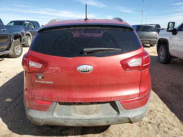 KNDPB3A25D7463176 - 2013 KIA SPORTAGE BASE RED photo 6