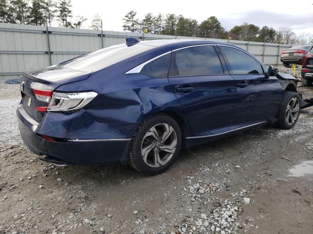 1HGCV1F52JA037748 - 2018 HONDA ACCORD EXL BLUE photo 3