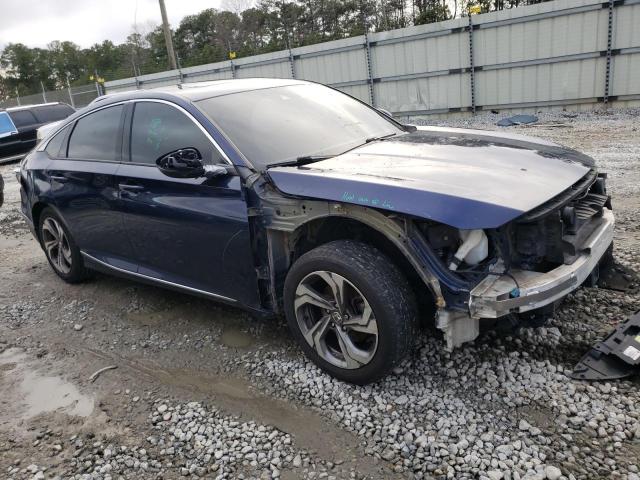 1HGCV1F52JA037748 - 2018 HONDA ACCORD EXL BLUE photo 4