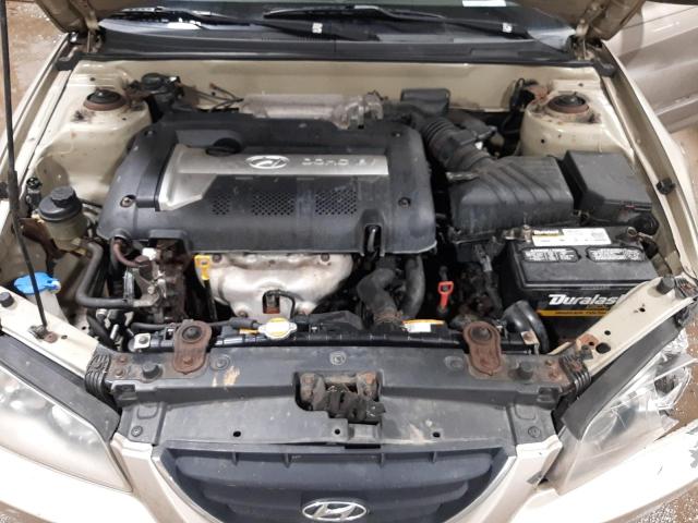 KMHDN46D86U363082 - 2006 HYUNDAI ELANTRA GLS TAN photo 11