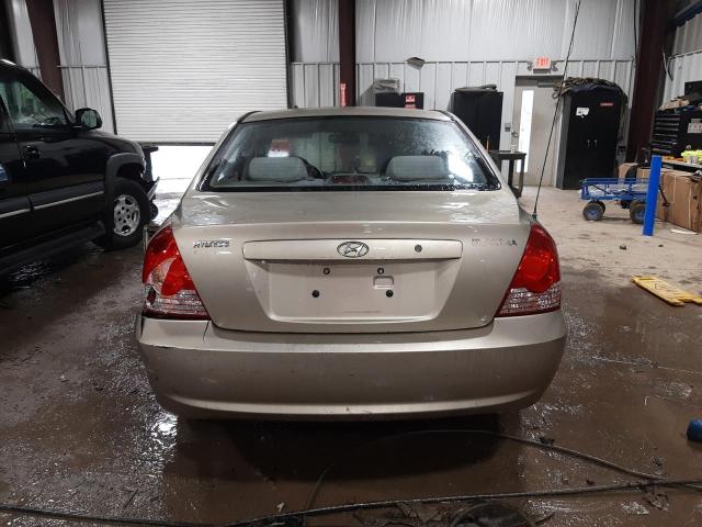 KMHDN46D86U363082 - 2006 HYUNDAI ELANTRA GLS TAN photo 6