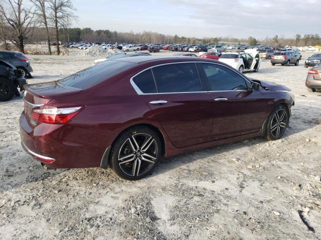 1HGCR2F13HA134412 - 2017 HONDA ACCORD SPORT SPECIAL EDITION BURGUNDY photo 3