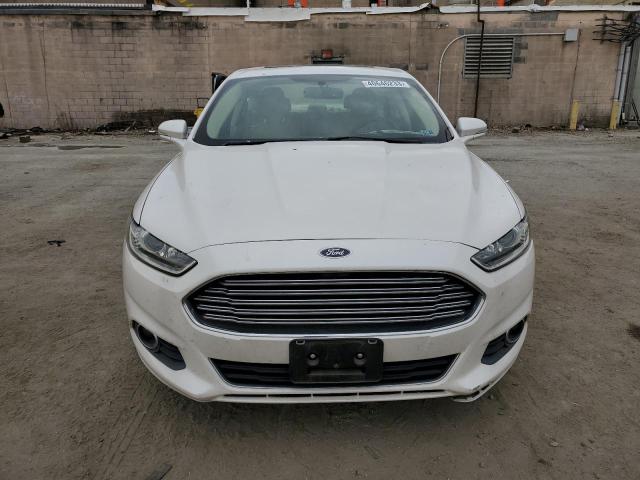 3FA6P0LU3ER202249 - 2014 FORD FUSION SE HYBRID WHITE photo 5